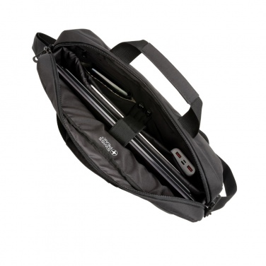 Logotrade promotional item picture of: Swiss Peak AWARE™ RFID 15.6'' laptop bag