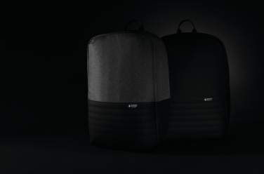 Logo trade promotional merchandise image of: Swiss Peak AWARE™ RFID anti-theft 15.6'' laptop backpack