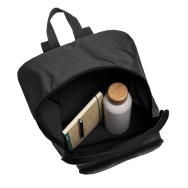 Logo trade promotional giveaways image of: Dillon AWARE™ RPET foldable classic backpack