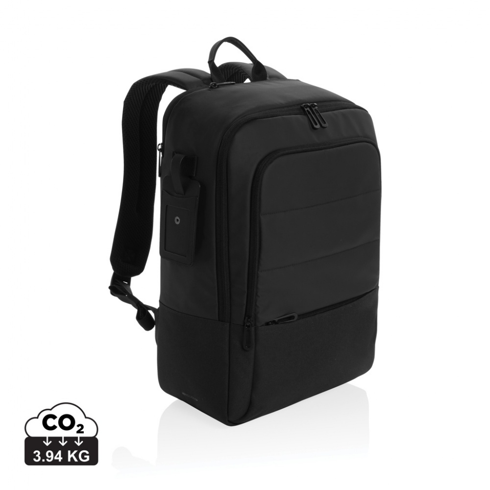 Logotrade promotional giveaways photo of: Armond AWARE™ RPET 15.6 inch deluxe laptop backpack