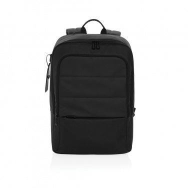 Logo trade promotional products picture of: Armond AWARE™ RPET 15.6 inch deluxe laptop backpack