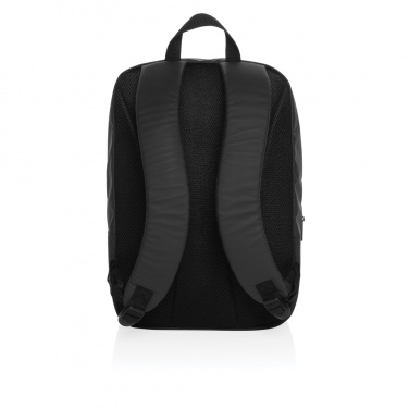 Logo trade corporate gifts picture of: Armond AWARE™ RPET 15.6 inch standard laptop backpack