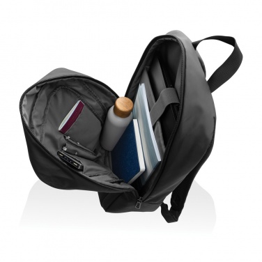 Logo trade promotional items image of: Armond AWARE™ RPET 15.6 inch standard laptop backpack