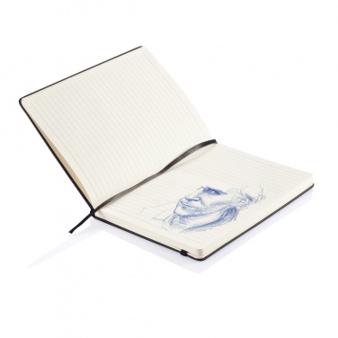 Logotrade promotional product picture of: Deluxe hardcover PU A5 notebook