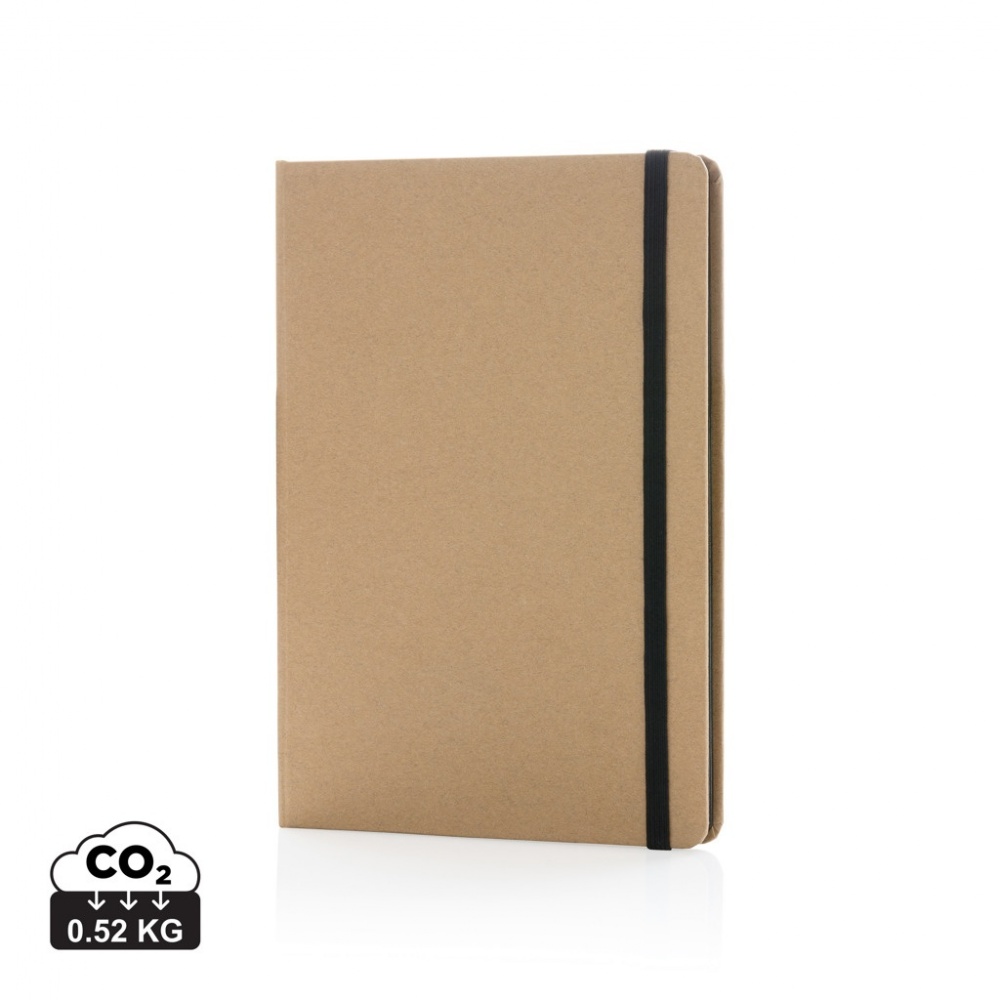 Logo trade advertising products image of: A5 kraft notebook