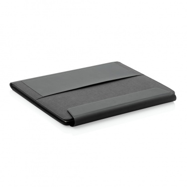 Logo trade promotional gifts picture of: Fiko 5W wireless charging portfolio A4 with powerbank