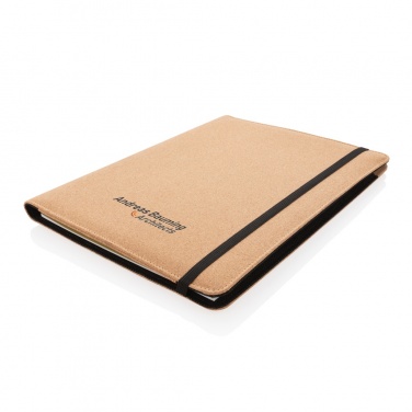 Logotrade promotional giveaways photo of: Deluxe cork portfolio A4 with pen