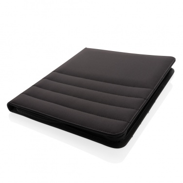 Logo trade promotional merchandise photo of: Impact AWARE™ RPET A4 portfolio with zipper