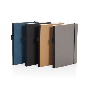 Logo trade advertising products image of: A5 deluxe kraft hardcover notebook