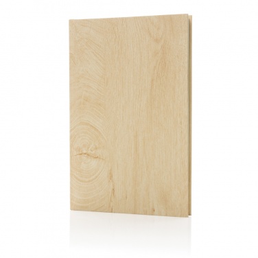 Logotrade promotional items photo of: Kavana wood print A5 notebook