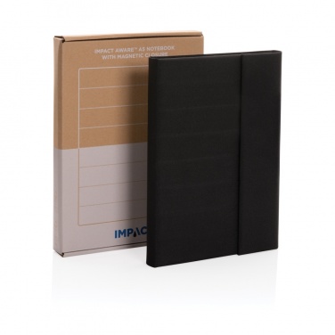 Logo trade promotional product photo of: Impact Aware™ A5 notebook with magnetic closure