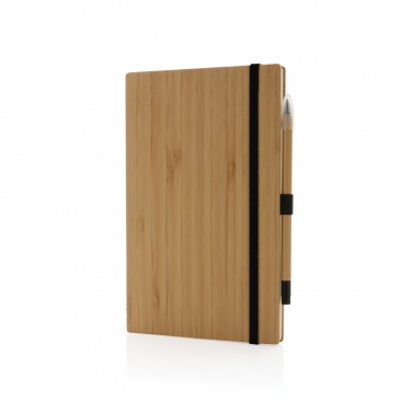 Logotrade promotional product image of: Bamboo notebook and infinity pencil set