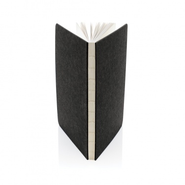 Logotrade promotional merchandise image of: Phrase GRS certified recycled felt A5 notebook