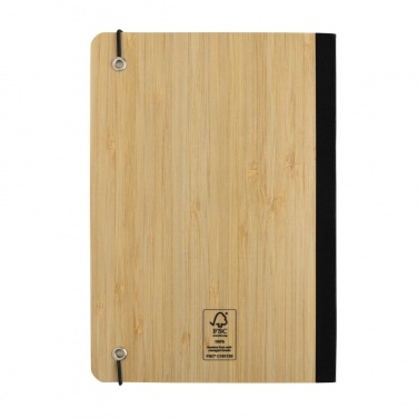 Logo trade promotional item photo of: Scribe bamboo A5 Notebook