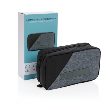 Logo trade promotional giveaway photo of: Portable UV-C steriliser pouch with integrated battery