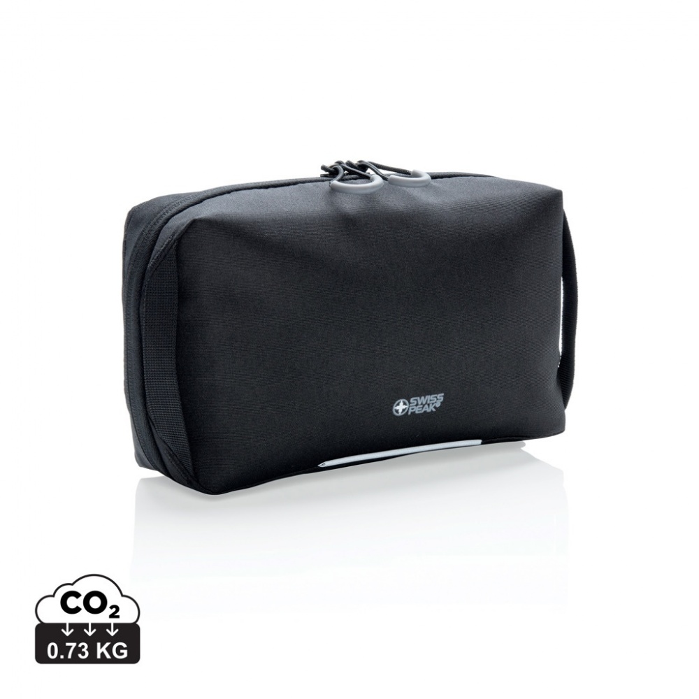 Logotrade promotional giveaway picture of: Swiss Peak AWARE™ tech pouch PVC free