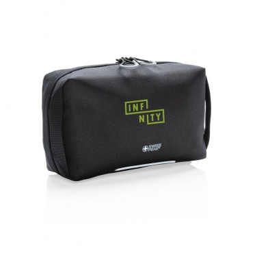 Logo trade promotional items image of: Swiss Peak AWARE™ tech pouch PVC free