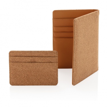 Logotrade corporate gift picture of: Cork secure RFID passport cover