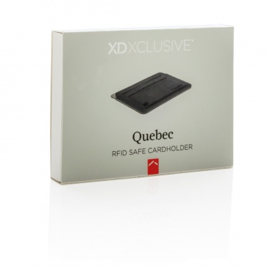 Logo trade corporate gifts picture of: Quebec RFID safe cardholder