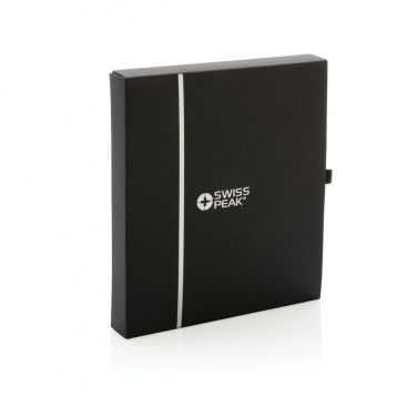 Logo trade corporate gift photo of: Swiss Peak GRS recycled PU travel gift set