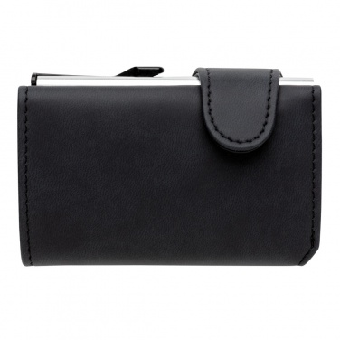 Logotrade advertising product picture of: Standard aluminium RFID cardholder with PU wallet