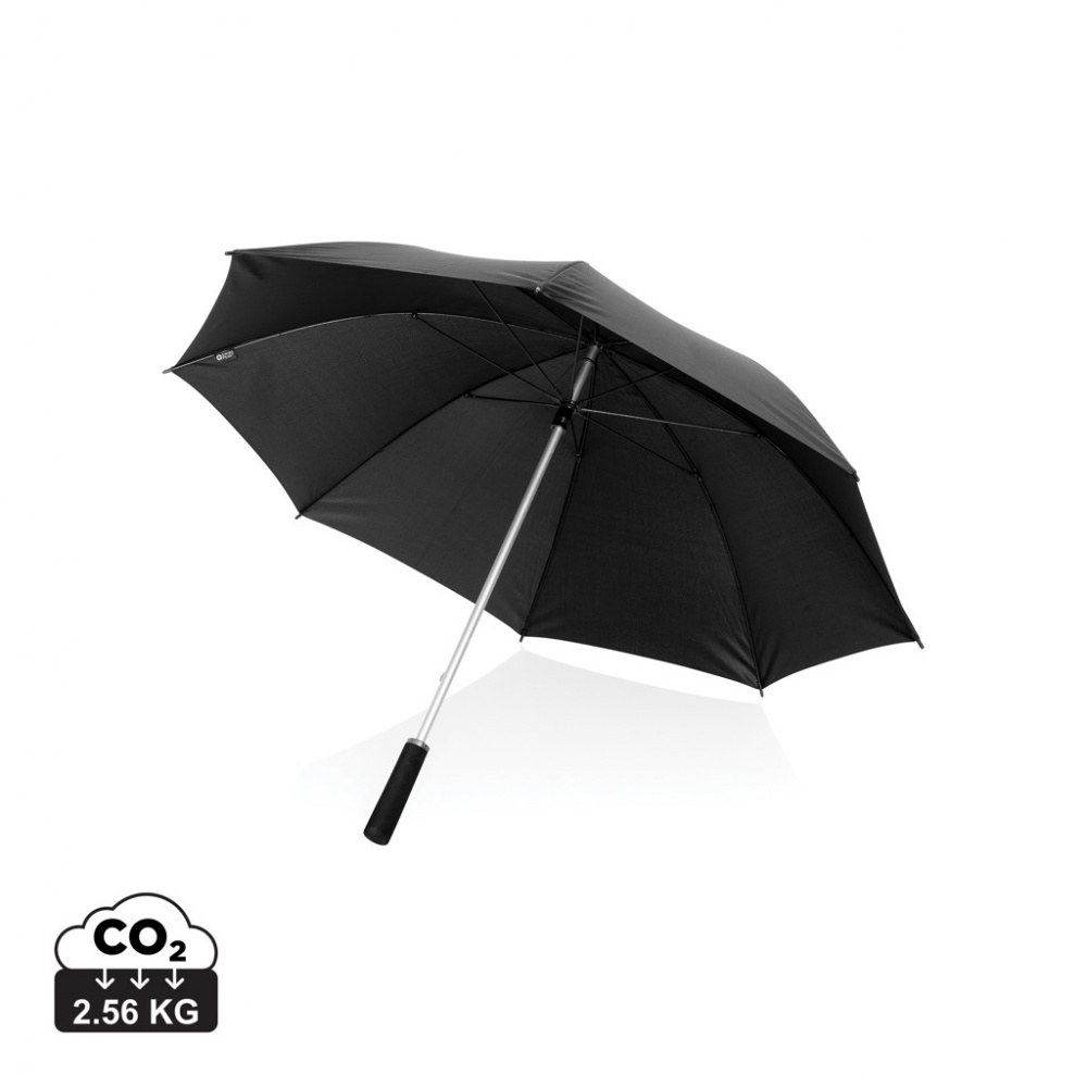 Logo trade promotional giveaways image of: Swiss Peak Aware™ Ultra-light manual 25” Alu umbrella