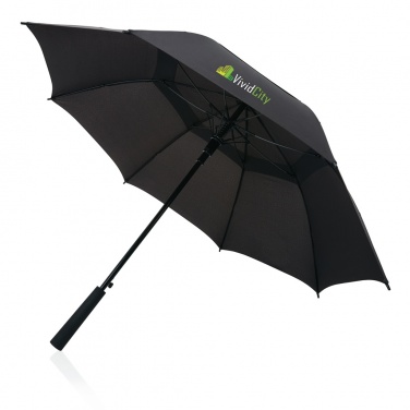 Logo trade promotional giveaways picture of: Swiss peak AWARE™ Tornado 23” storm umbrella