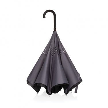 Logo trade promotional items image of: 23" Impact AWARE™ RPET 190T reversible umbrella