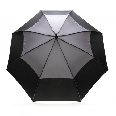 Logo trade advertising products image of: 27" Impact AWARE™ RPET 190T auto open stormproof umbrella