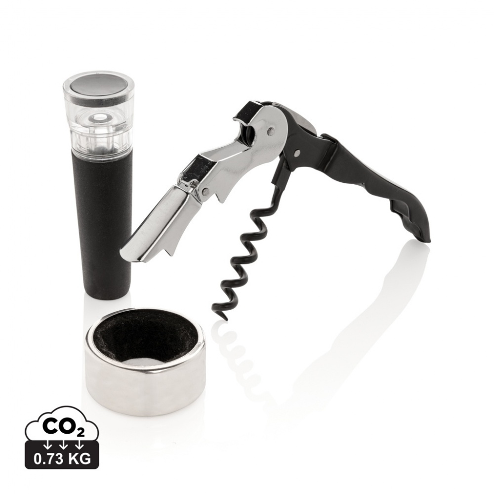Logo trade corporate gifts image of: Vino Sommelier set 3pc