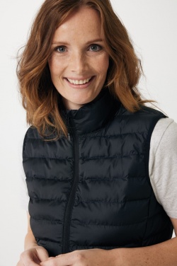 Logo trade promotional giveaway photo of: Iqoniq Meru women recycled polyester bodywarmer