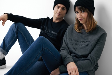 Logo trade promotional giveaway photo of: Iqoniq Zion recycled cotton crew neck