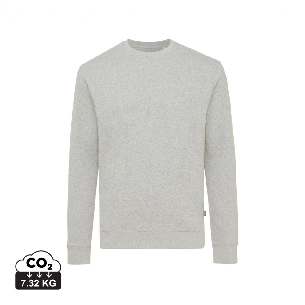 Logotrade promotional giveaway image of: Iqoniq Denali recycled cotton crew neck undyed