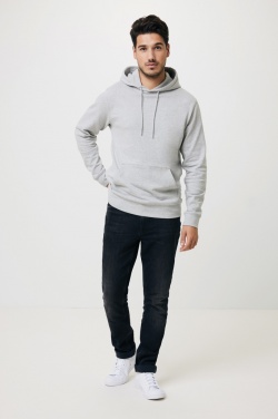 Logo trade business gifts image of: Iqoniq Torres recycled cotton hoodie undyed
