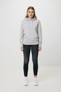 Logo trade promotional gifts image of: Iqoniq Torres recycled cotton hoodie undyed