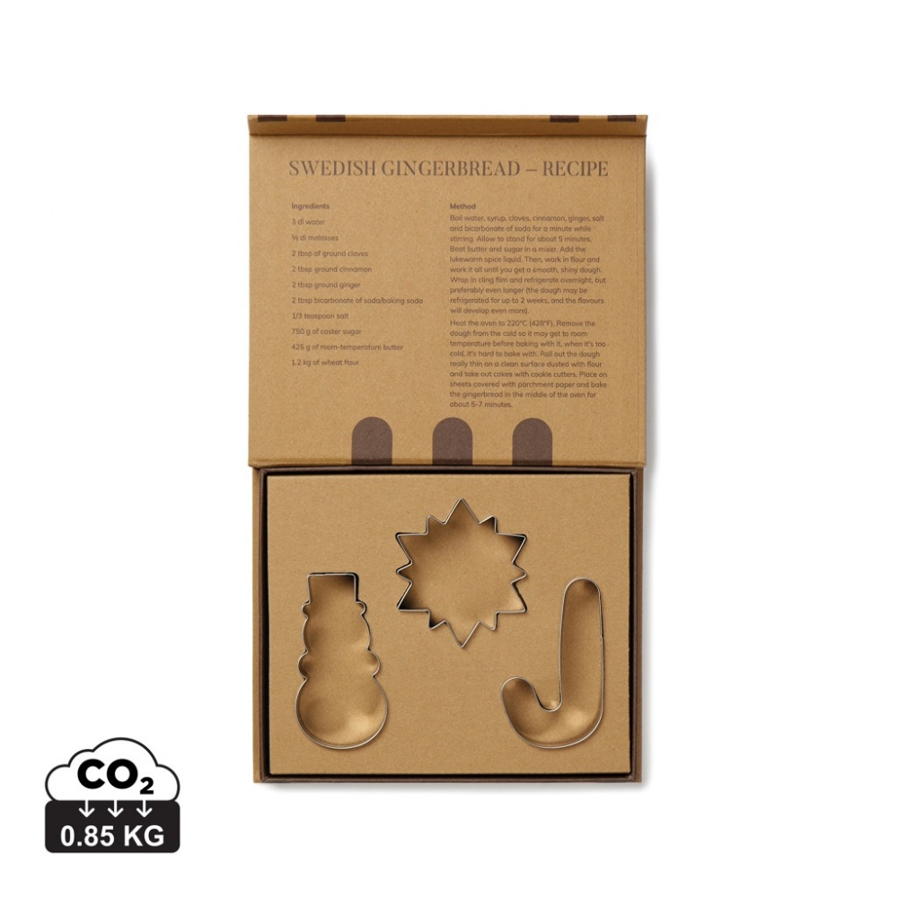 Logotrade promotional products photo of: VINGA Classic cookie cutter 3-piece set