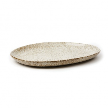 Logo trade advertising product photo of: VINGA Nuvem stoneware serving plate