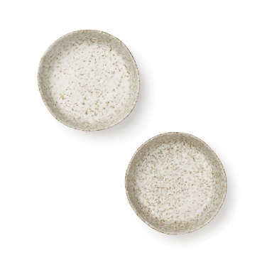 Logo trade promotional merchandise picture of: VINGA Nuvem stoneware mini bowl, 2 pcs set