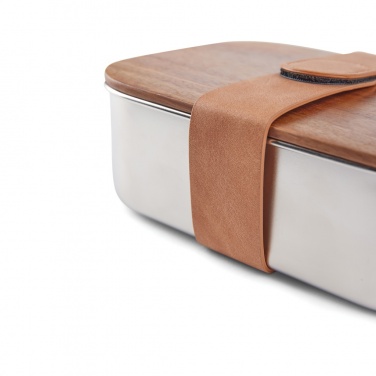 Logotrade promotional item picture of: VINGA Ciro RCS recycled steel lunch box