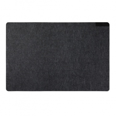 Logo trade promotional giveaway photo of: VINGA Albon GRS recycled felt desk pad