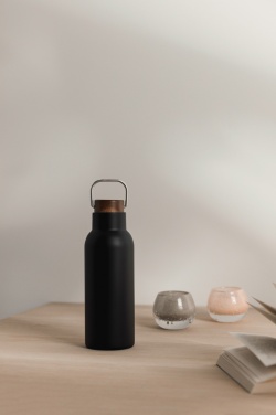 Logo trade promotional merchandise picture of: VINGA Ciro RCS recycled vacuum bottle 580ml