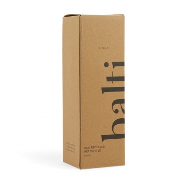 Logotrade corporate gift picture of: VINGA Balti RCS recycled pet bottle 600 ML