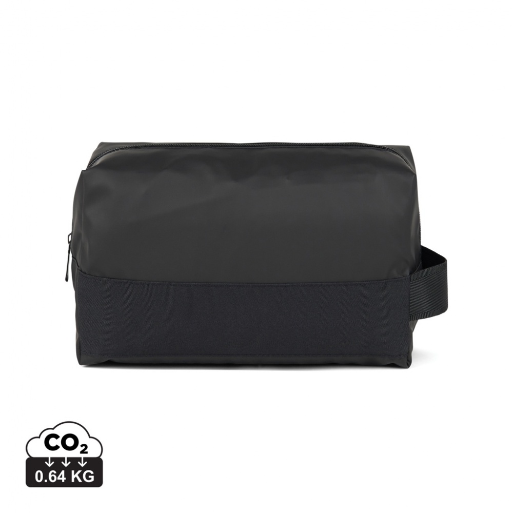 Logo trade business gifts image of: VINGA Livorno GRS recycled polyester toiletry bag
