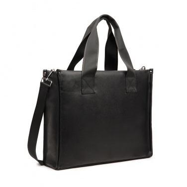 Logo trade promotional products image of: VINGA Bermond RCS recycled PU tote bag