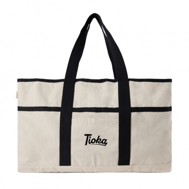 Logo trade corporate gifts picture of: VINGA Volonne AWARE™ recycled canvas beach bag
