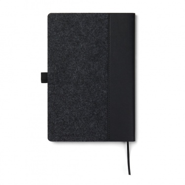 Logo trade promotional giveaways image of: VINGA Albon GRS recycled felt notebook