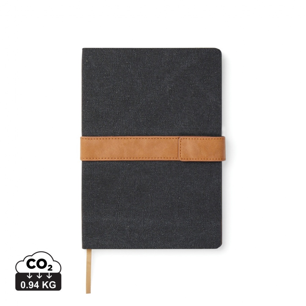 Logo trade corporate gift photo of: VINGA Bosler RCS recycled paper notebook