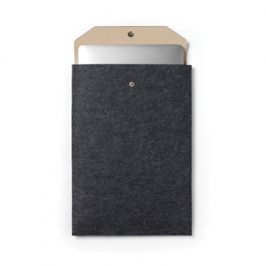 Logo trade promotional products image of: VINGA Albon GRS recycled felt 15" laptop sleeve