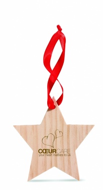 Logotrade business gifts photo of: Star shaped hanger