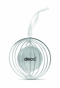 Logo trade promotional items picture of: Circle decoration with ribbon